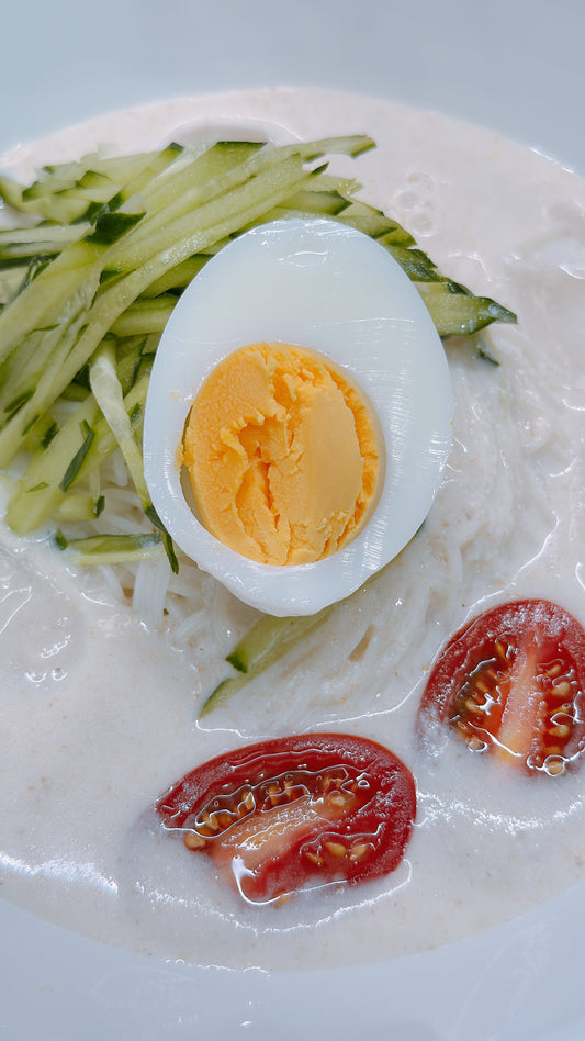 コングクス｜ミキサーなしで作る韓国の豆乳麺の作り方｜JUHOLY
