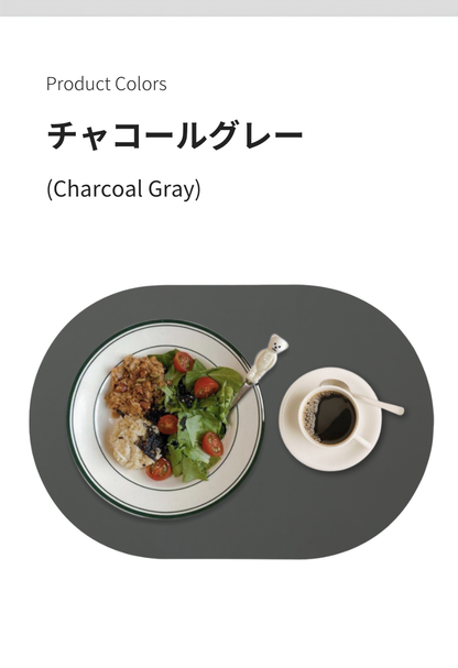 【Plain】 (韓国製) ランチョンマット｜プラチナムシリコン・食洗機対応