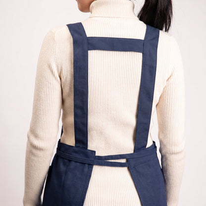 チマチョゴリ風 花刺繍エプロン