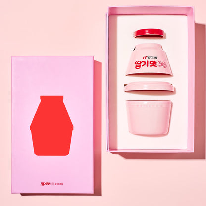ビングレ バナナ・いちごミルク 食器セット(5P)｜1人用｜陶磁器｜韓国製